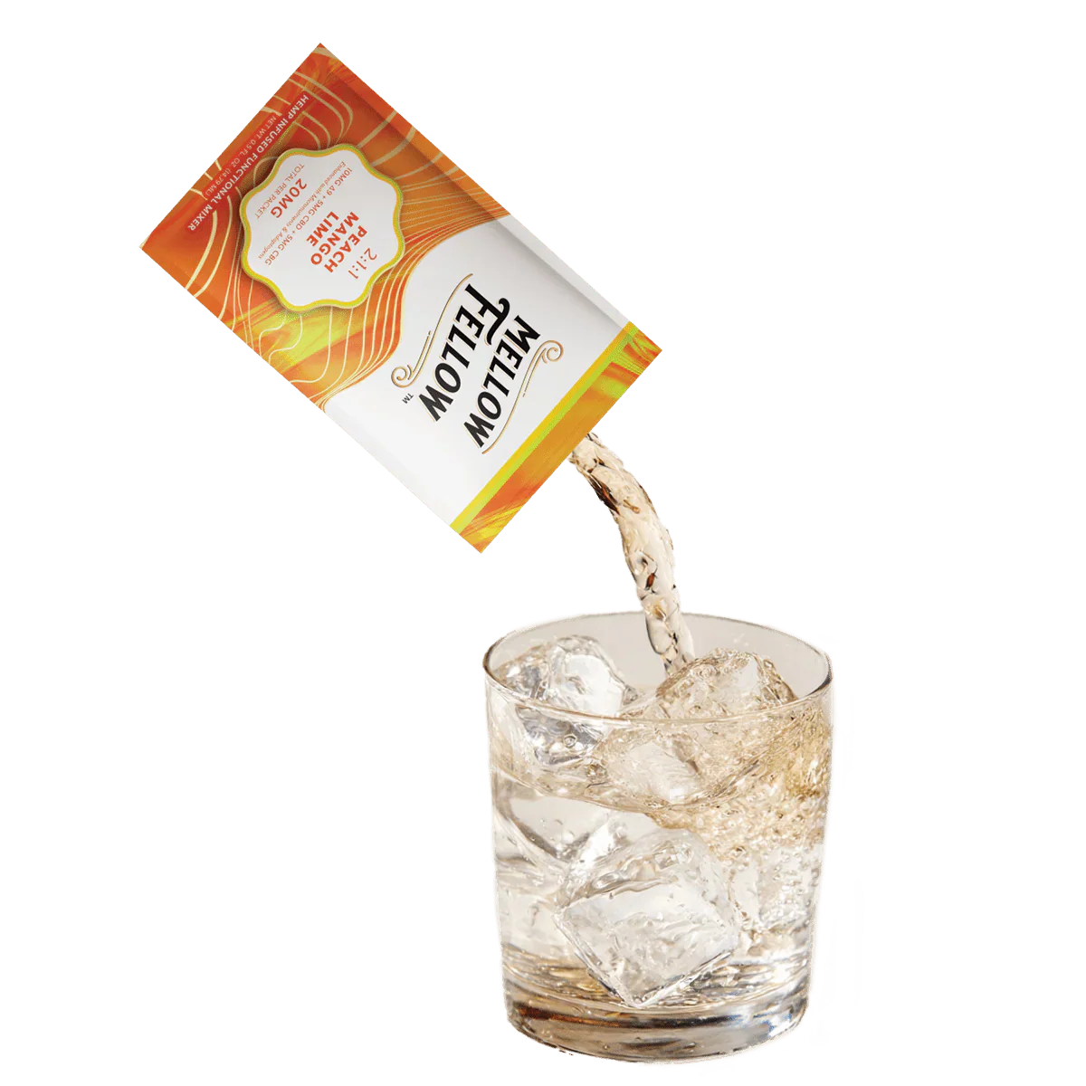 Delta 9 + CBD & CBG Mixers 10pc - Peach Mango Lime