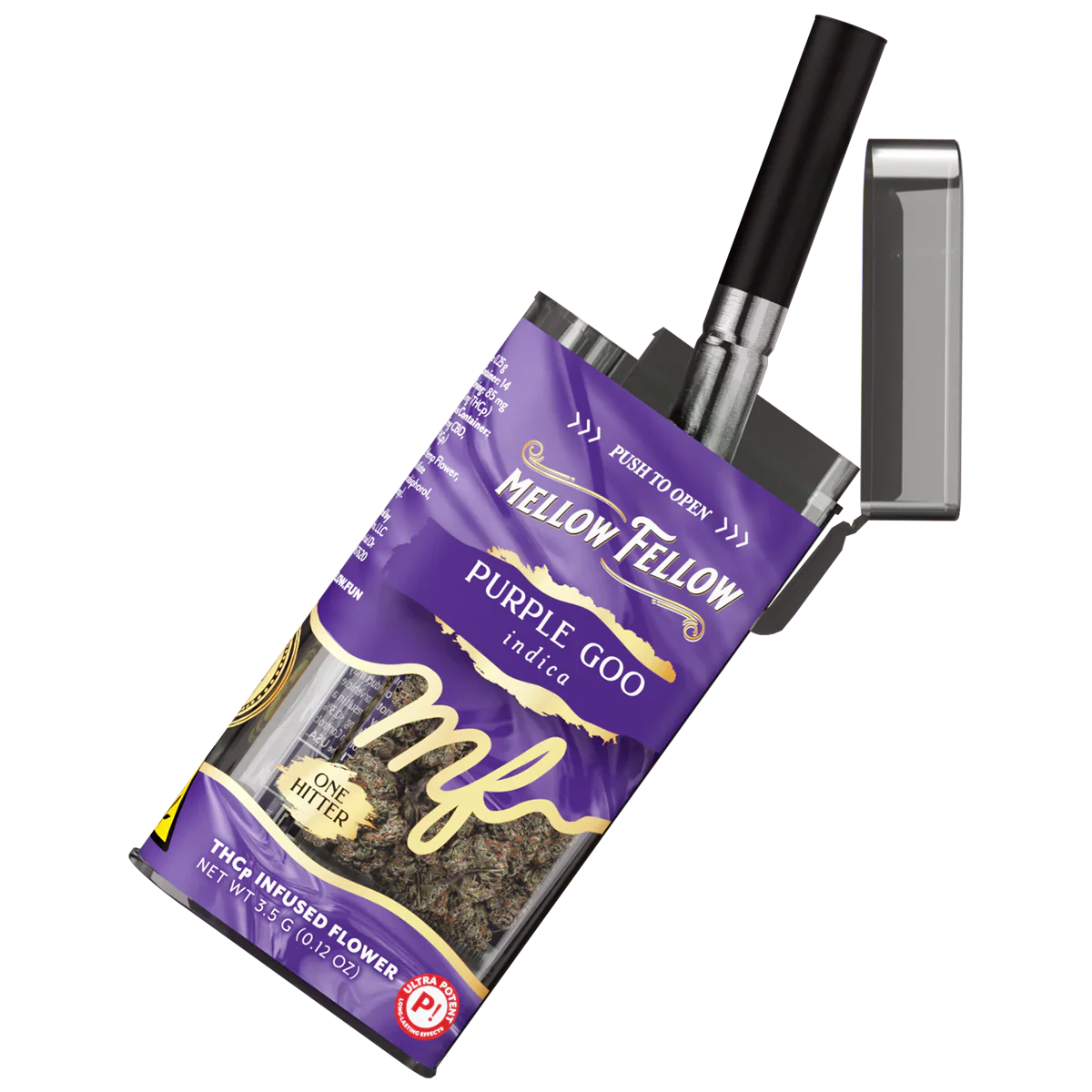 THCp 3.5g Infused Flower + One Hitter - Purple Goo (Indica)