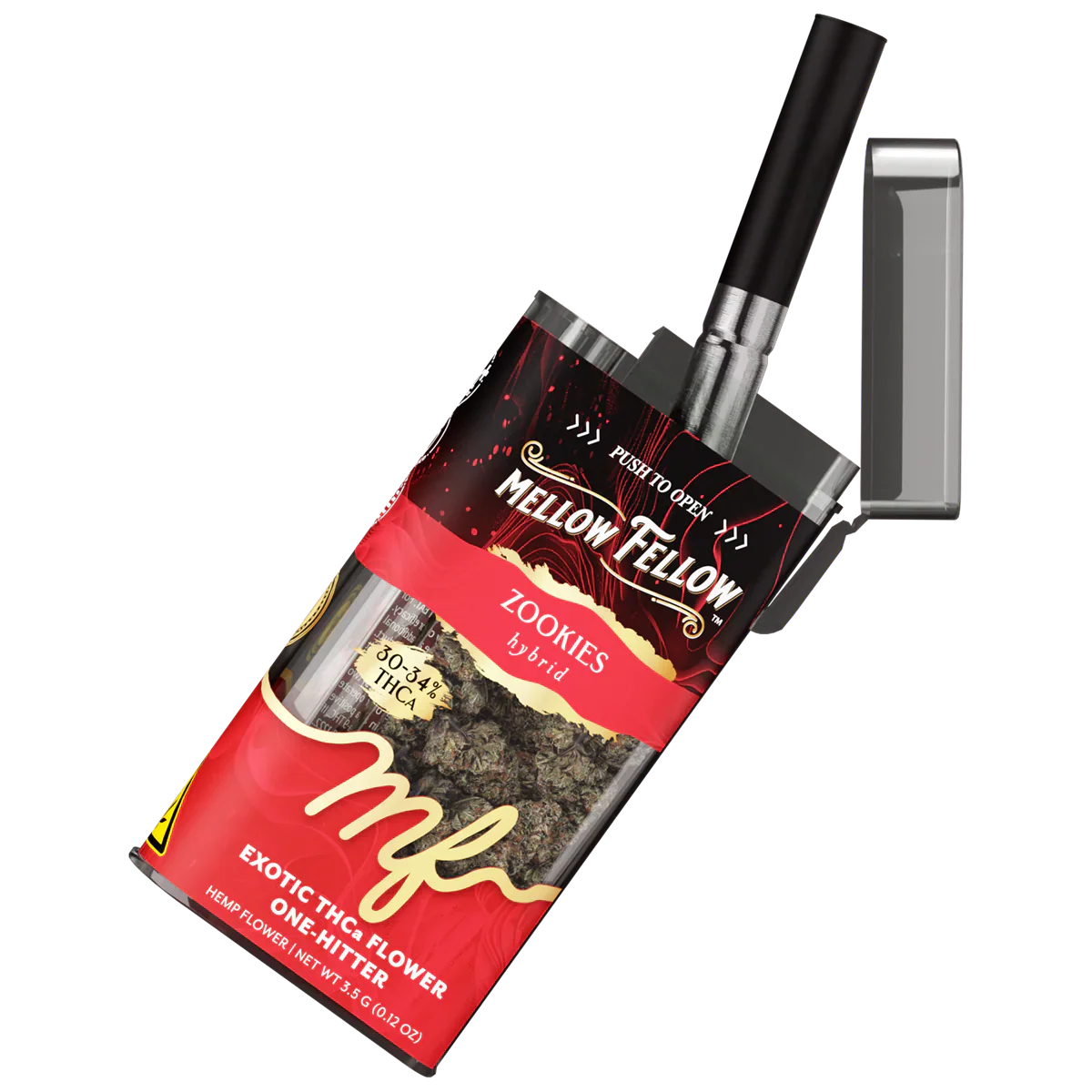 THCa 3.5g Exotic Flower + One Hitter - Zookies (Hybrid)