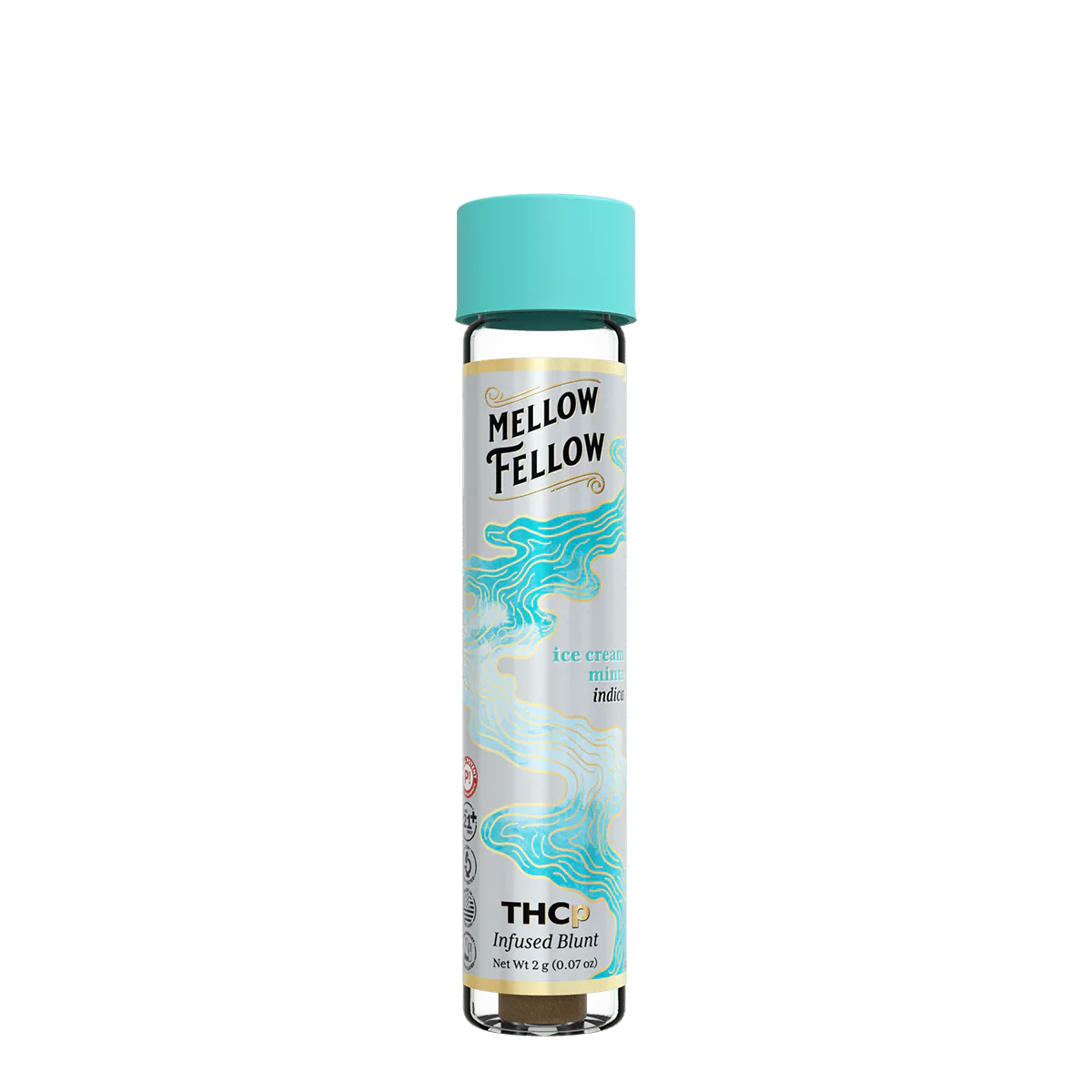 Mellow Fellow THCp 2g Infused Blunt - Ice Cream Mintz (Indica)