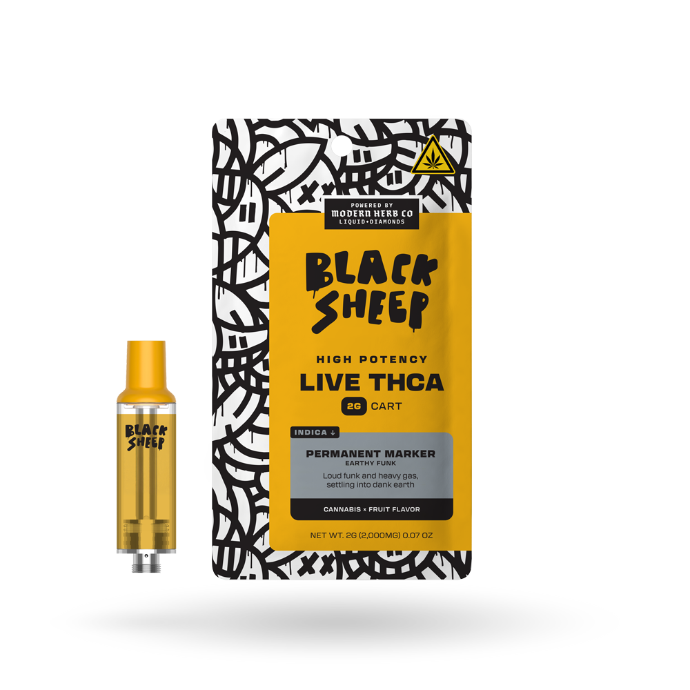 Liquid Diamonds Vape Cartridge: Permanent Marker (Indica), 2g Best Sales Price - Vape Cartridges