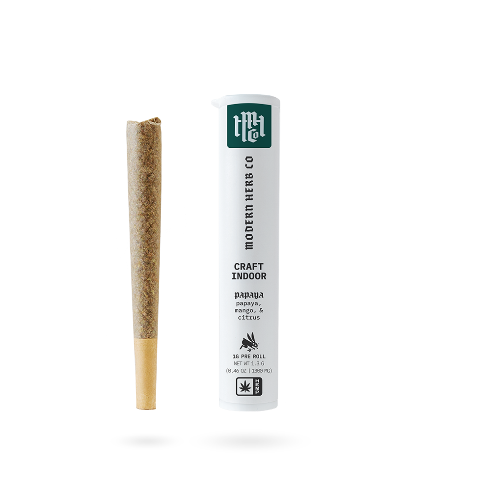 The Hemp Collect THCa Pre Roll, Papaya, Indica, 1g