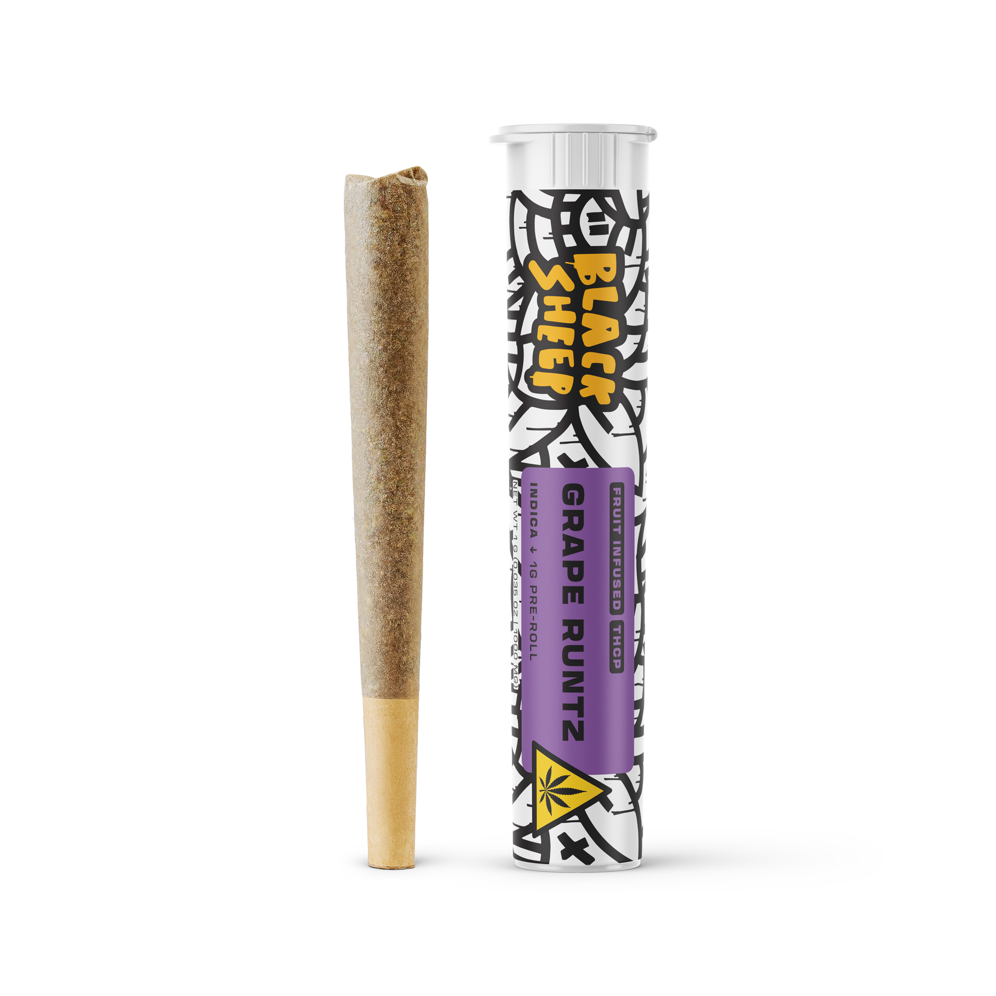 THCp Pre-Roll: Grape Runtz (Indica), 1g