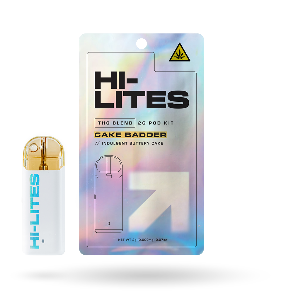 THC Blend Pod Starter Kit: Cake Badder 2g