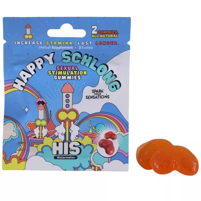Happy Schlong Sexual Stimulation Gummies – For Him