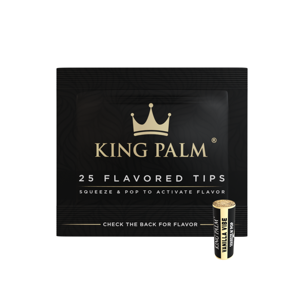 King Palm 25 Flavored Filters – Vanilla Vibe (10mm) Best Price