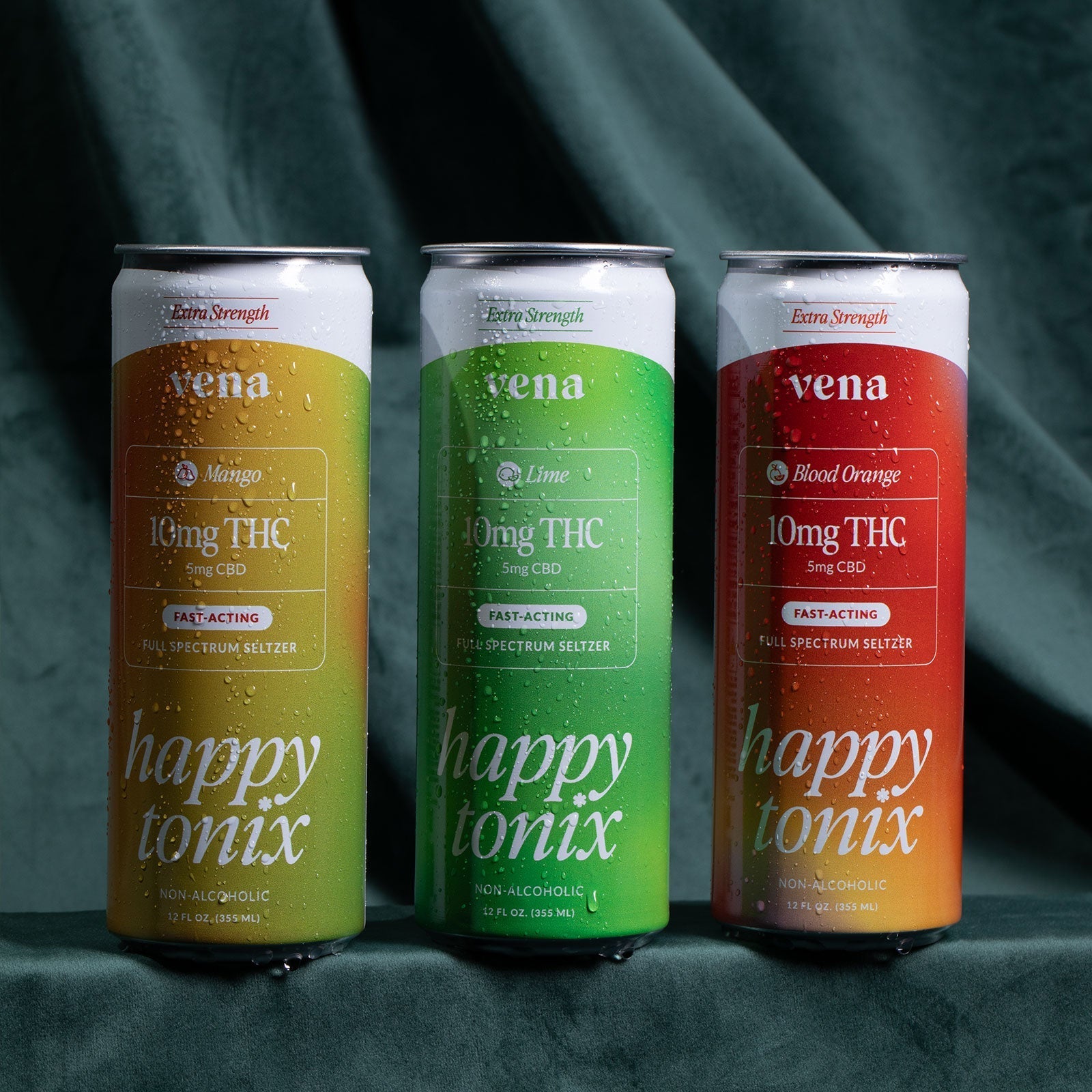 Happy Tonix 10mg THC Seltzers | Lime