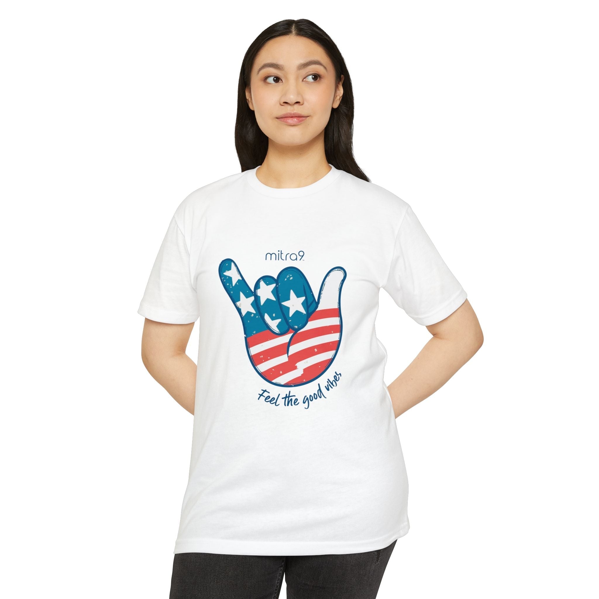 Mitra9 Live Free Patriotic - Red, White & Chill 2025 Edition Graphic Tee