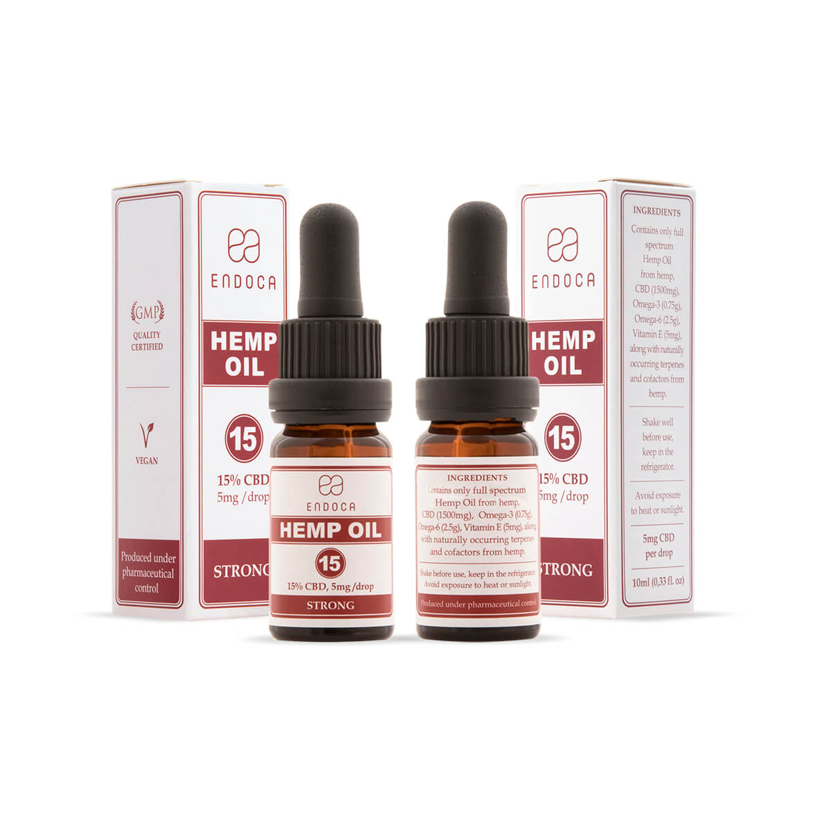 Endoca DE CBD-ÖL 1500 MG CBD/ML (STARK)