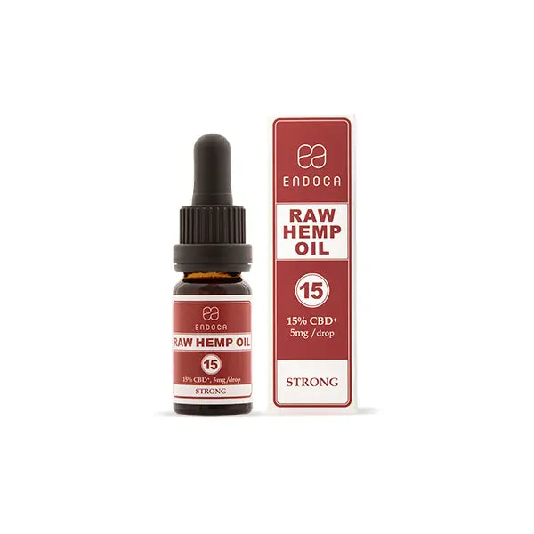 Endoca Raw CBD oil 15%, 150mg CBD+/ML (strong)