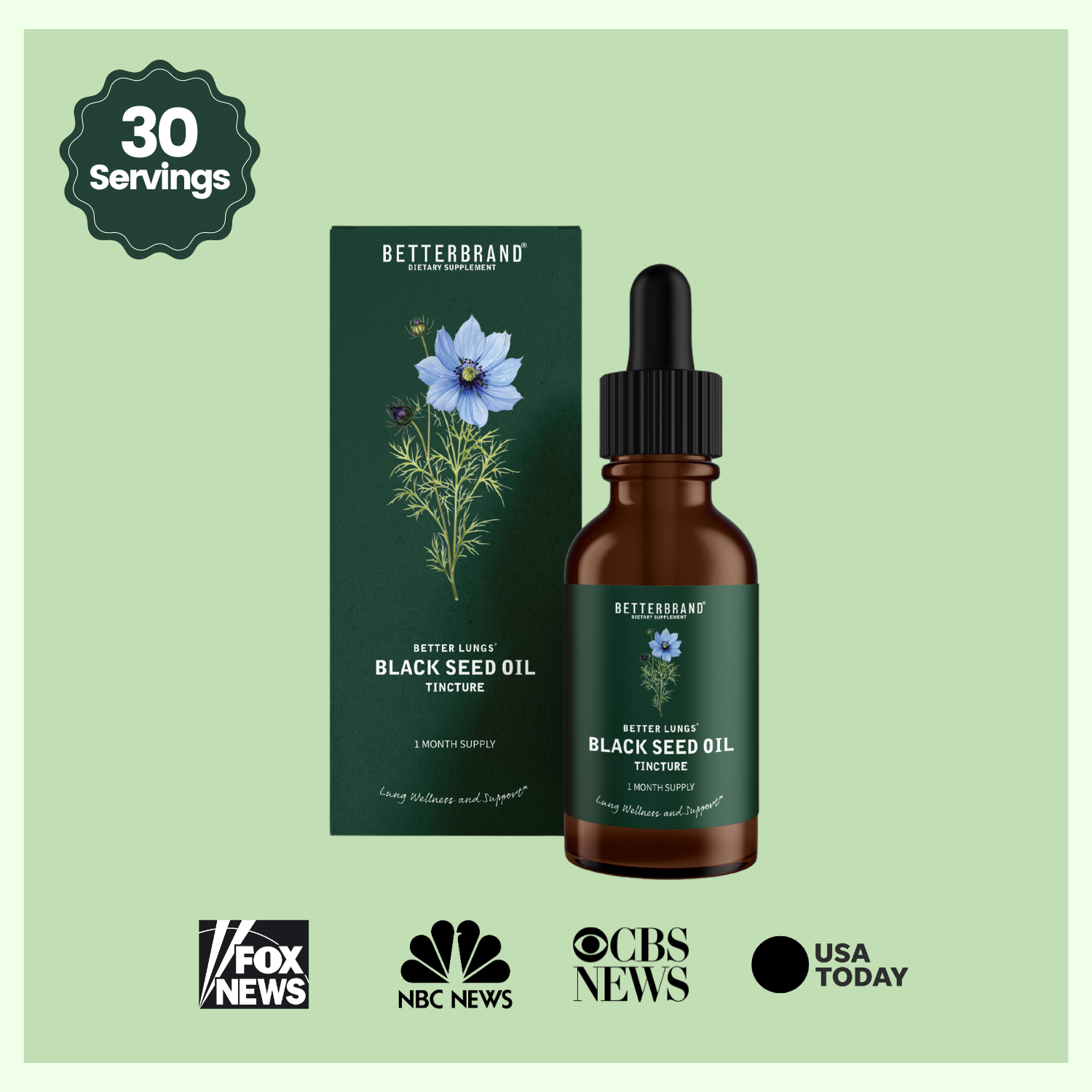 BetterLungs® Black Seed Oil Tincture