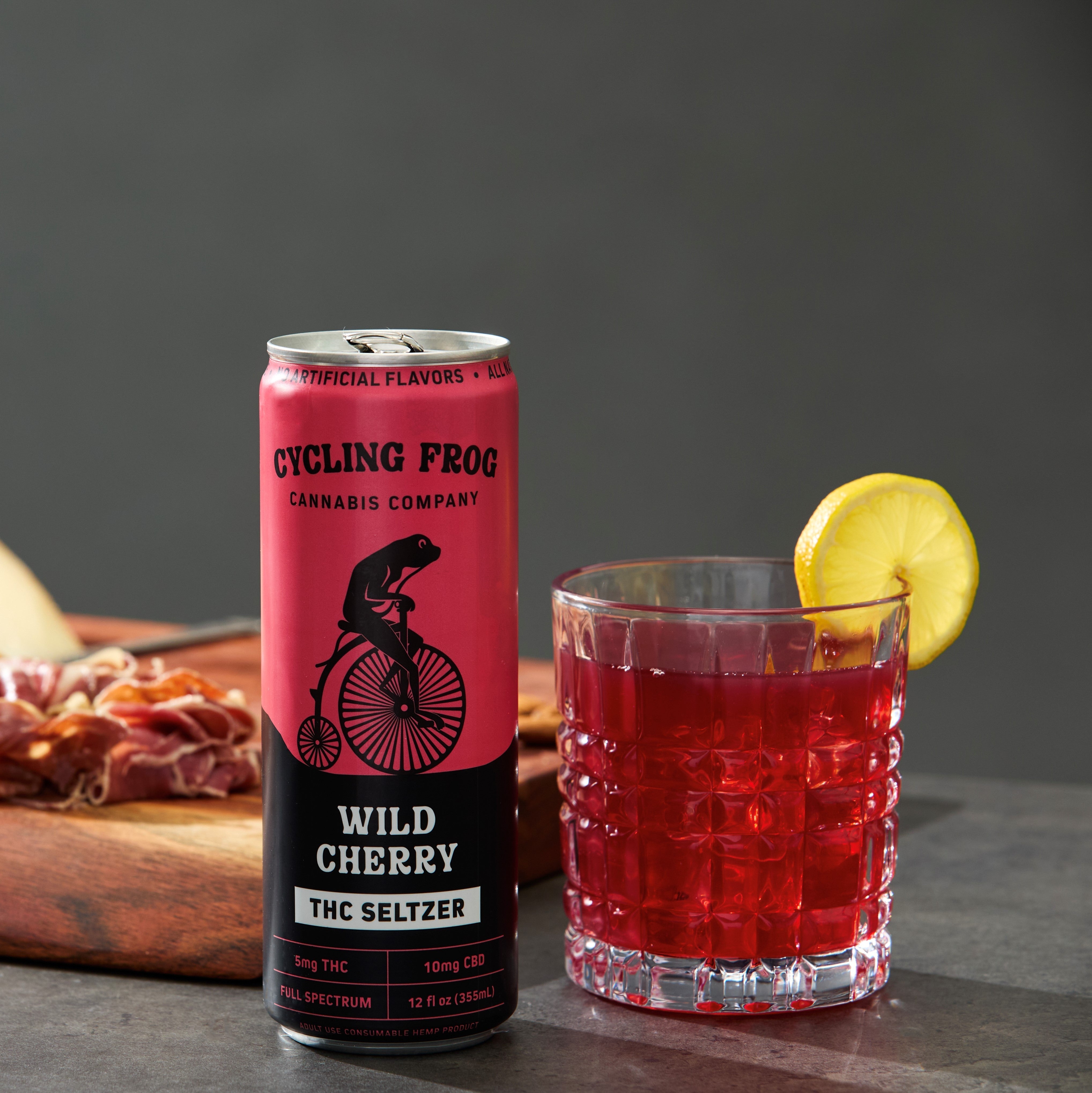 Cycling Frog Wild Cherry THC Seltzer, 6pk
