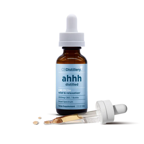 CBDistillery 2500mg Broad Spectrum CBD Oil Tincture