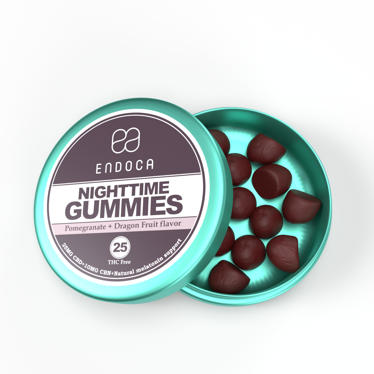 Endoca Night Time Gummies, 25mg CBD/CBN