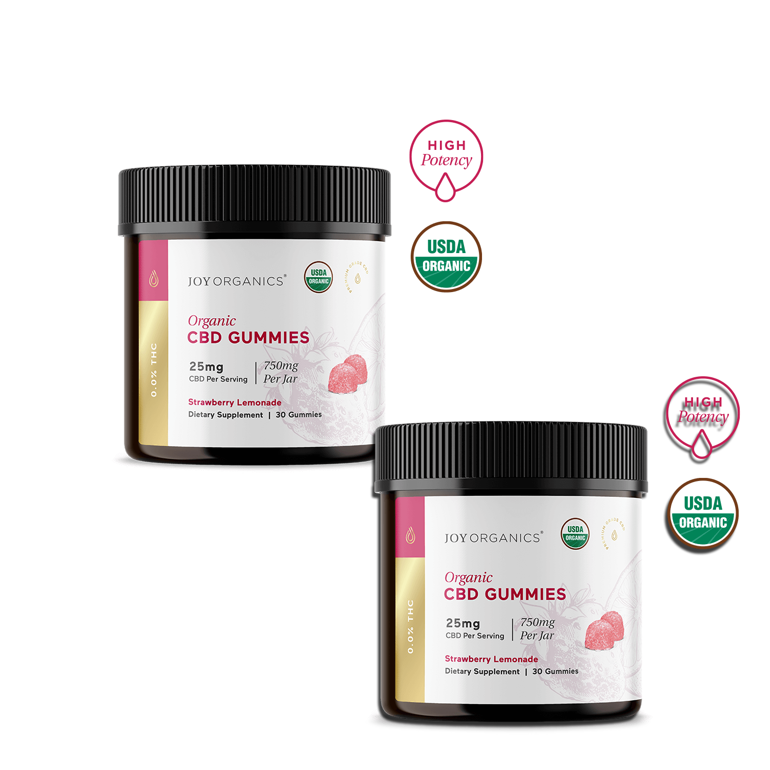 Joy Organics 25 mg Organic CBD Gummies Value Pack Best Price