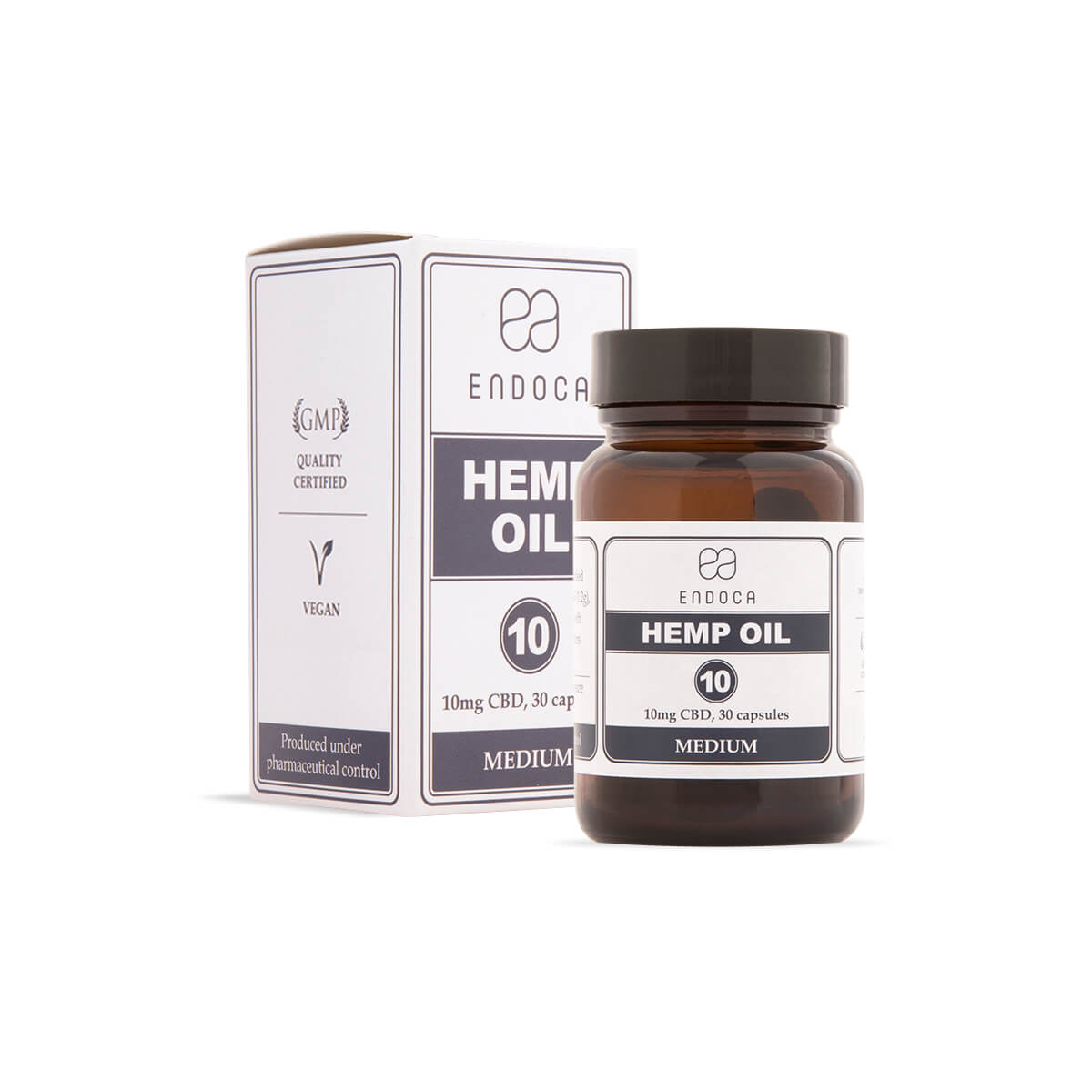 Endoca DE 10 MG CBD-KAPSELN (MEDIUM)