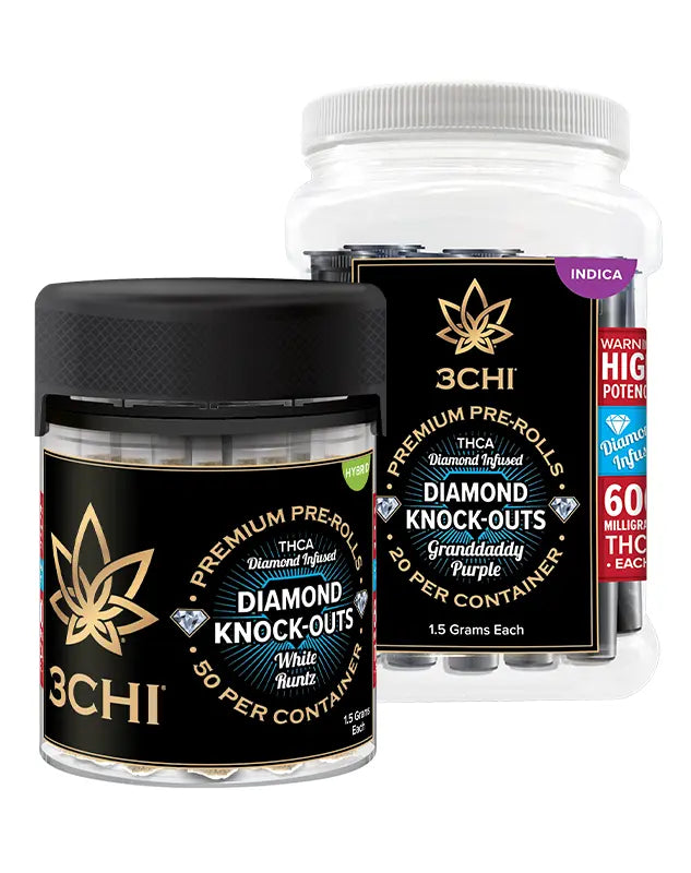 3Chi 1.5g Diamond Knock-Out THCA Infused Pre-Roll Best Price