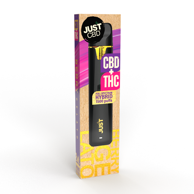 JustCBD 1500mg CBD+THC Disposable Vape Hybrid Best Price