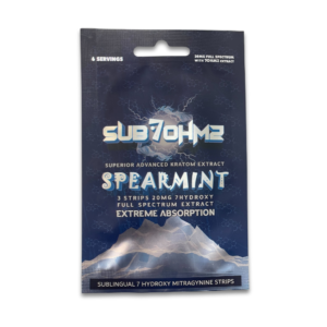 SUB7-OHMZ Spearmint Kratom Strips (20mg) Best Price