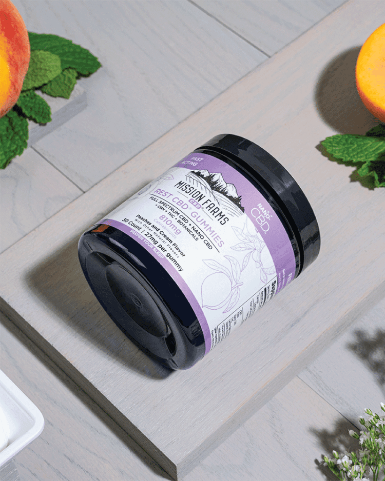 Mission Farms Rest CBD Gummies with Nano CBD