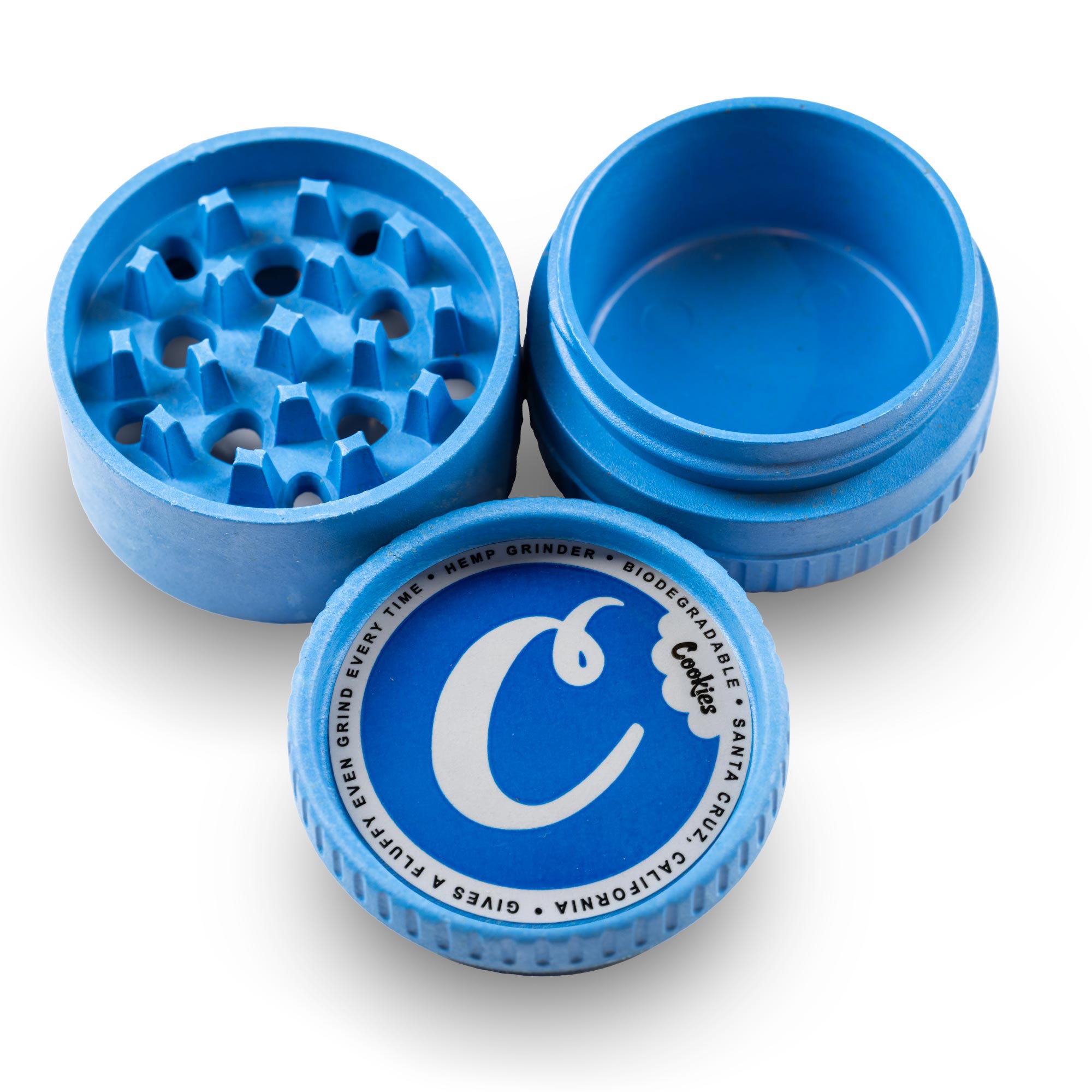 Santa Cruz Shredder Hemp 3 Piece "Cookies" Grinders Best Price