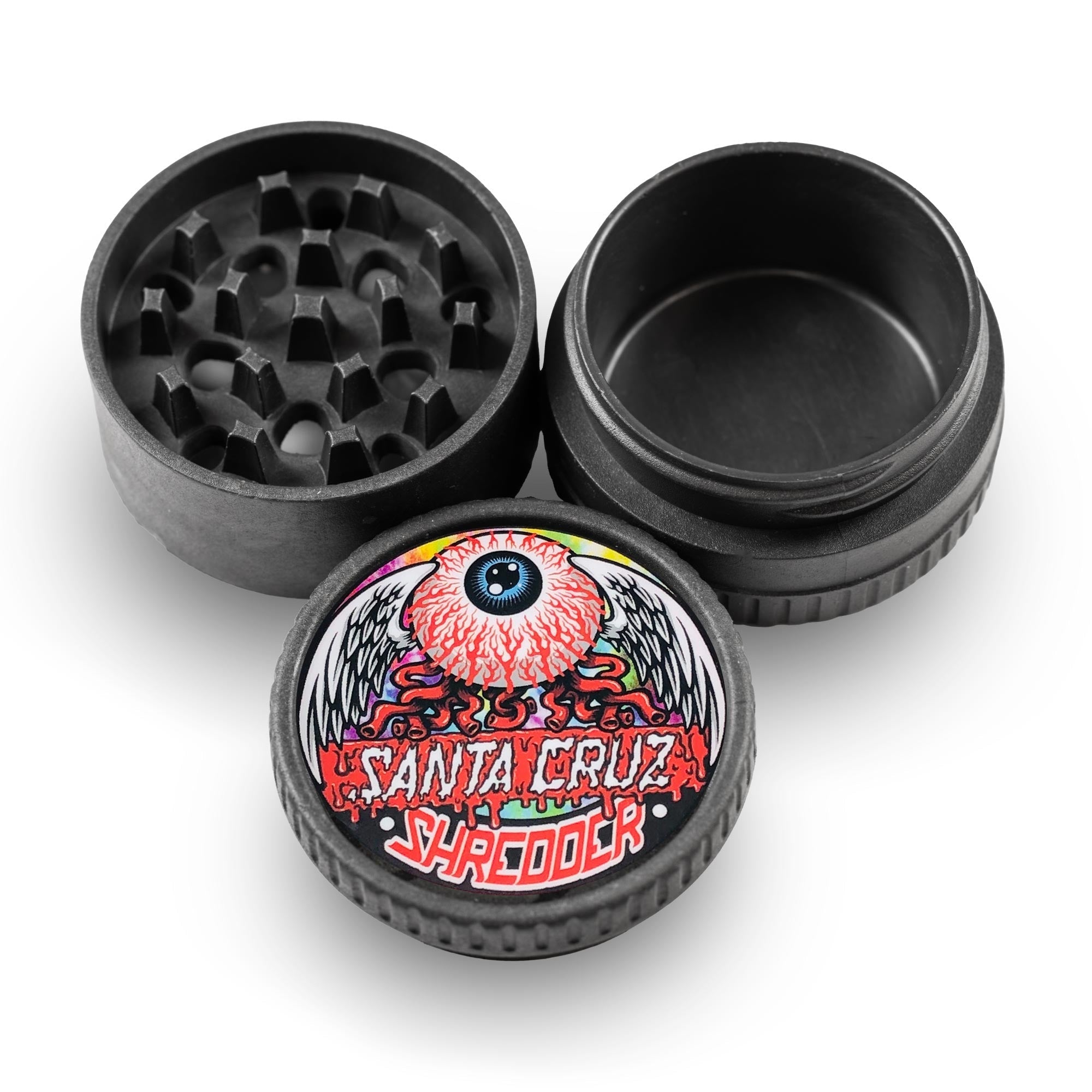 Santa Cruz Shredder Hemp 3 Piece "Flying Eyeball" Grinders Best Price