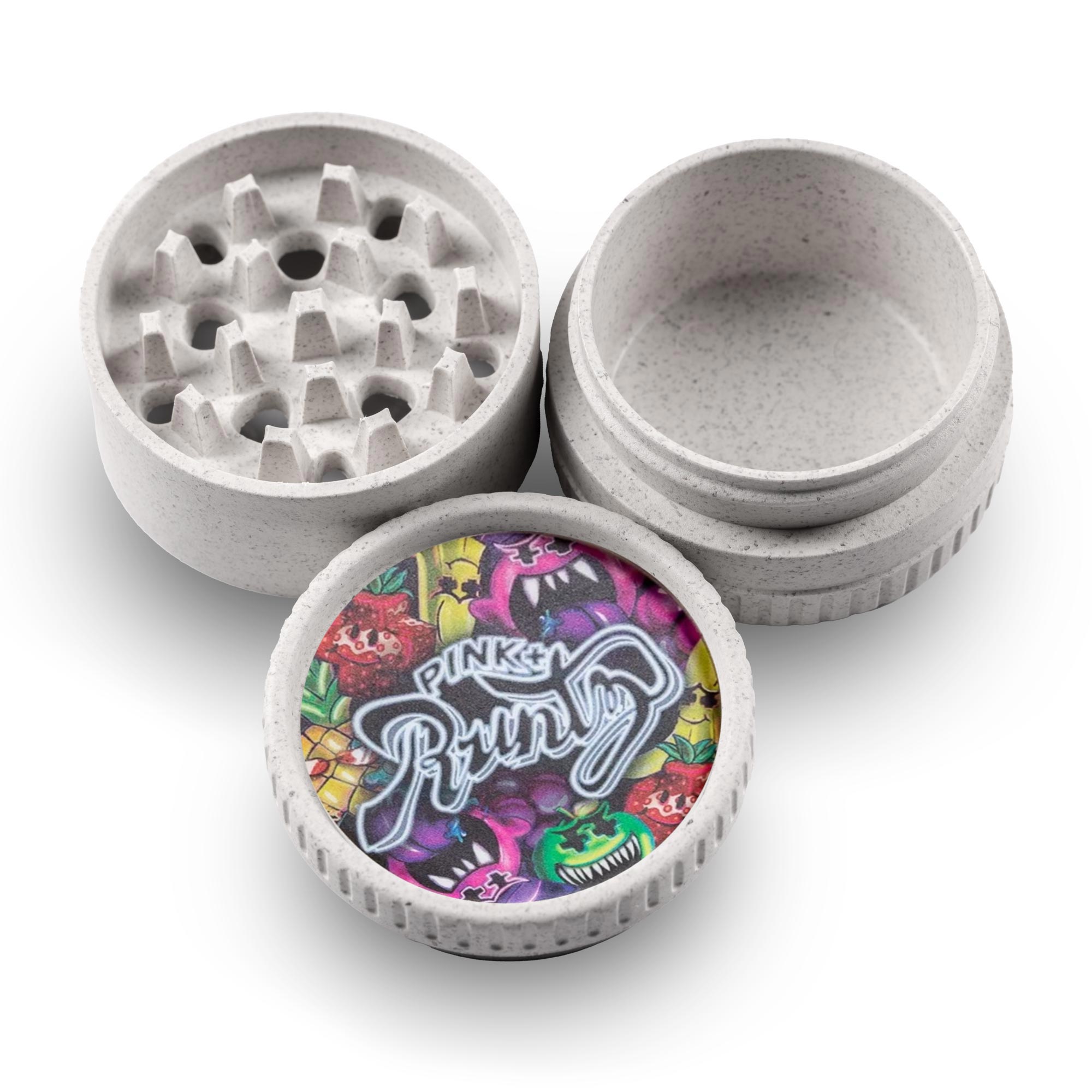 Santa Cruz Shredder Hemp 3 Piece "Pink Runtz" Grinders Best Price
