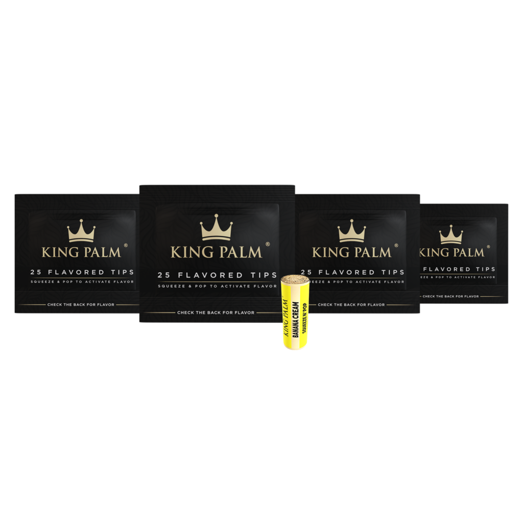 King Palm 100 Flavored Filters – Banana Cream (10mm) Best Price