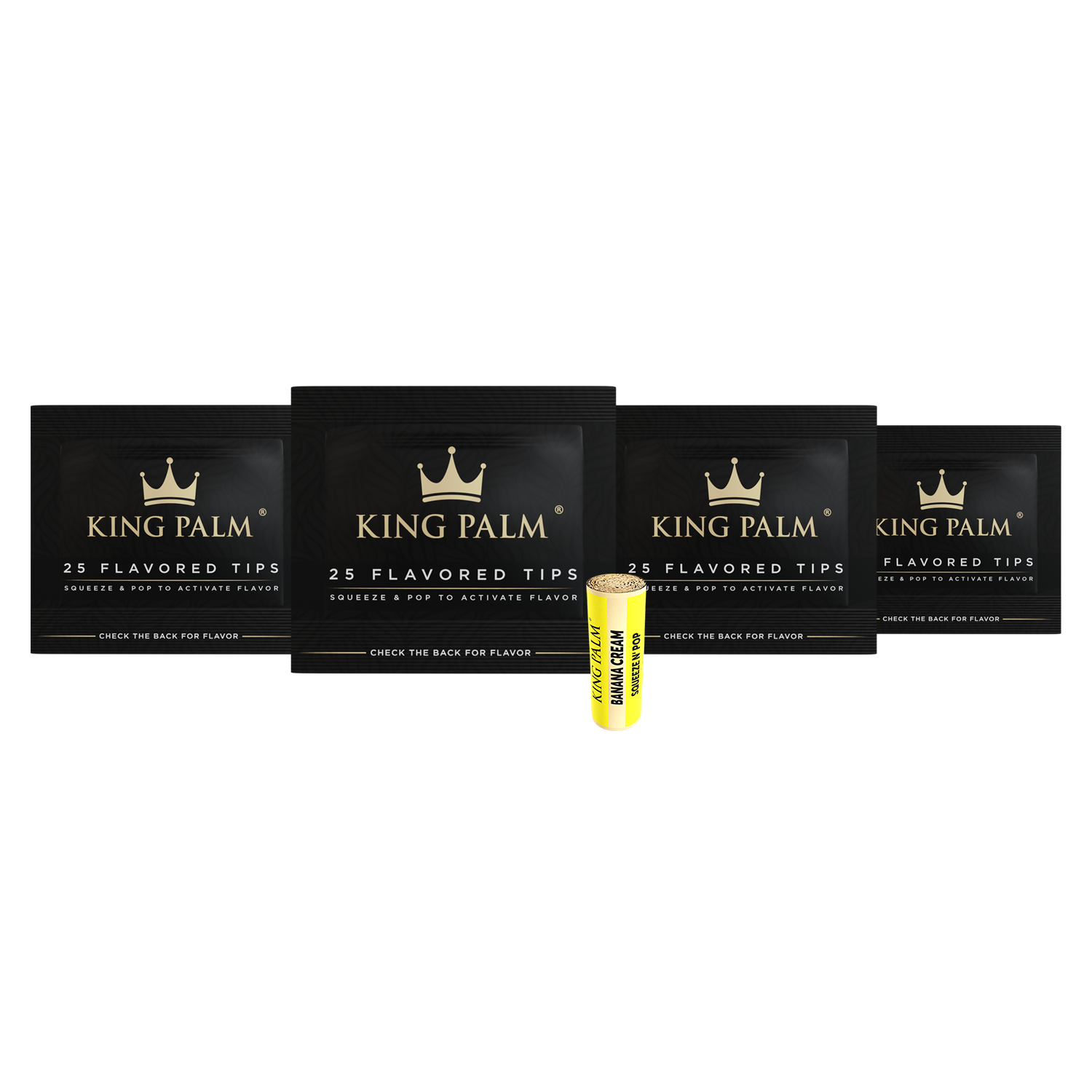 King Palm 100 Flavored Filters – Banana Cream (10mm) Best Price