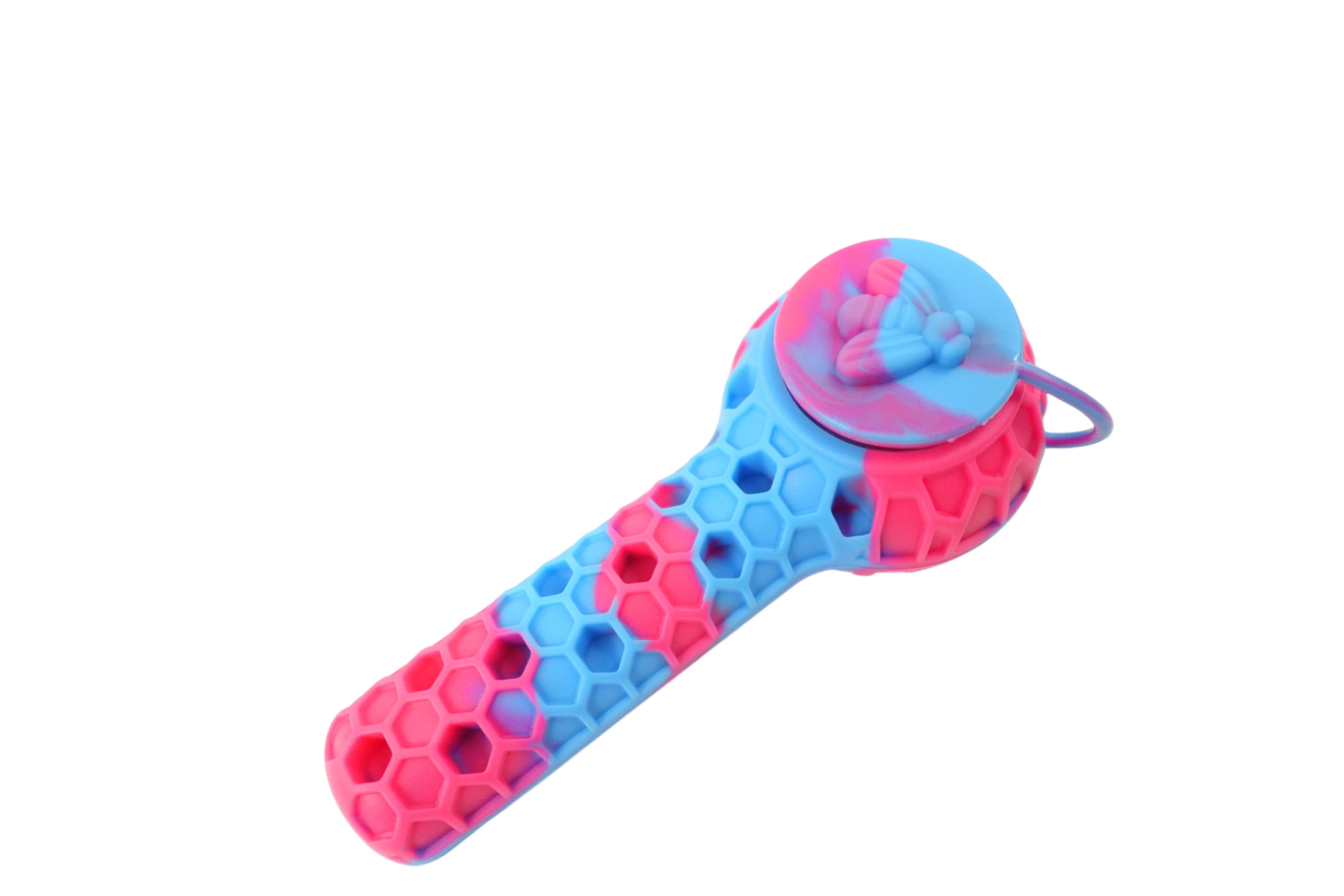 Cloud 8 Silicone 2 in 1 Honey Bee Hand Pipe & Vapor Straw
