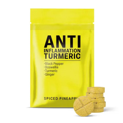 500mg Anti-Inflammation Turmeric Tablets - Spiced Pineapple - Mood Tablets Best Sales Price - Edibles