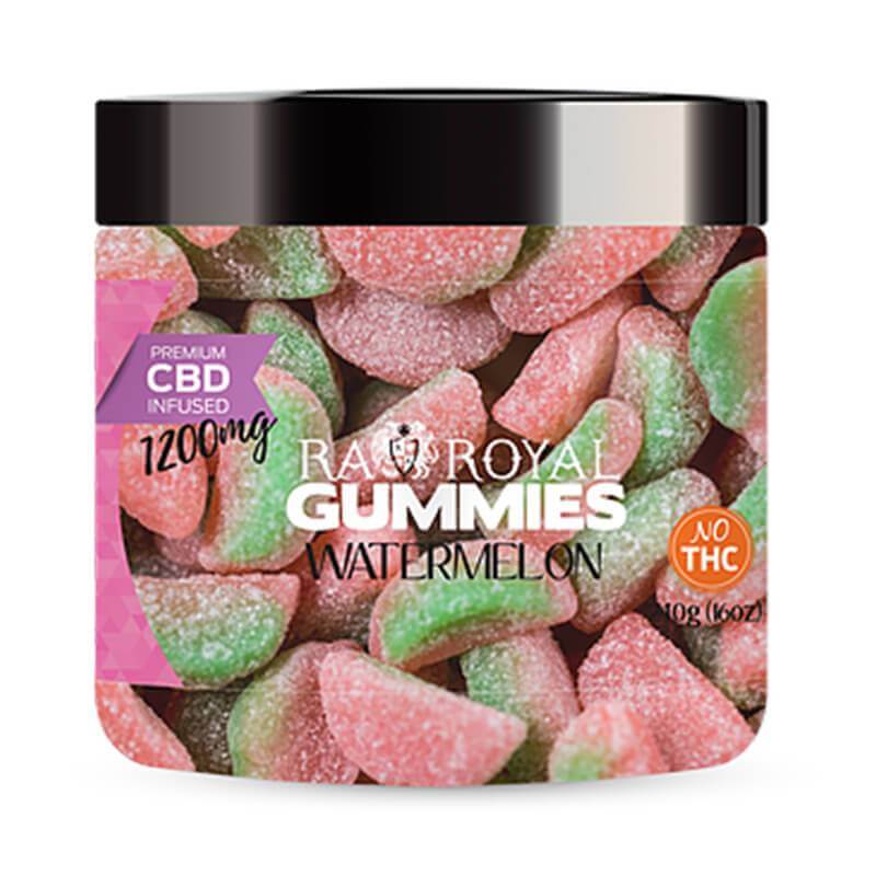 Ra Royal CBD | Watermelon CBD Gummies 300mg - 1200mg Best Price