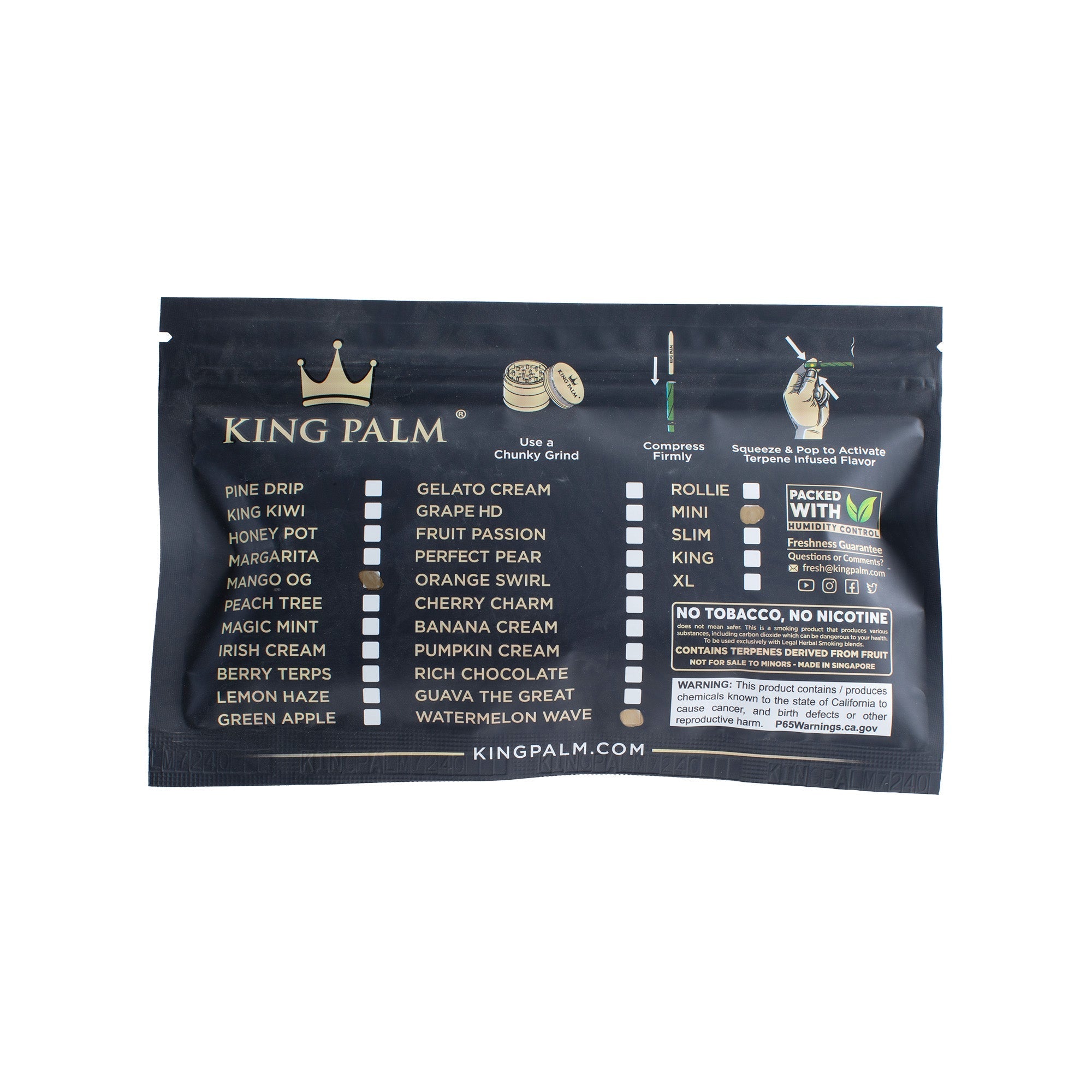 King Palm 5 Mini Rolls - Fruit Punch