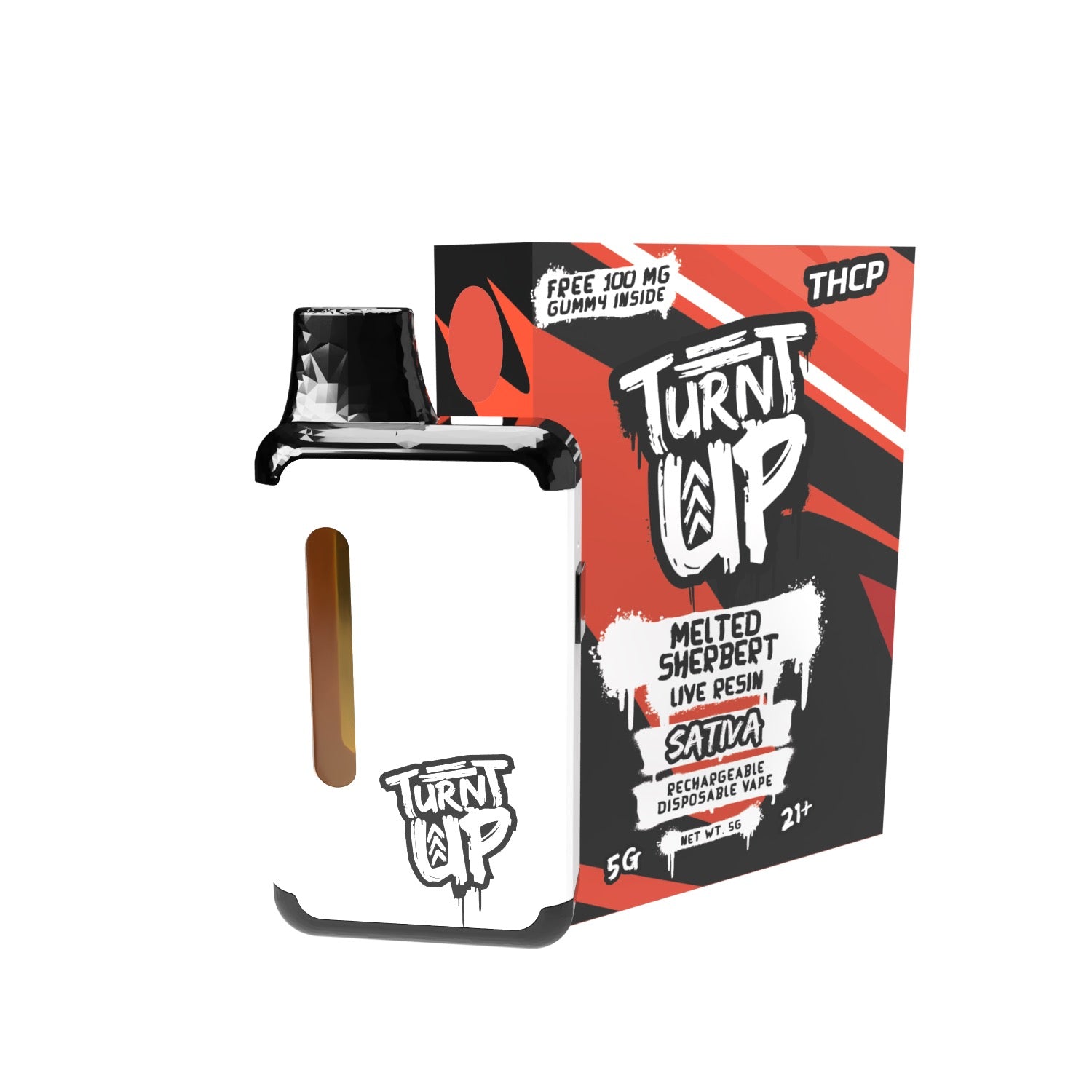 THC-P 5 Gram Disposable – Turnt Up (Limited Stock)
