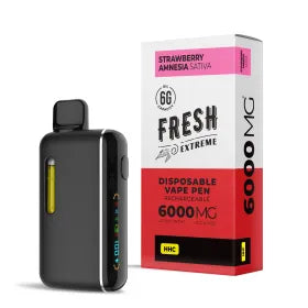 6000mg HHC Vape Pen - Strawberry Amnesia - Sativa - 6ml - Fresh Best Price