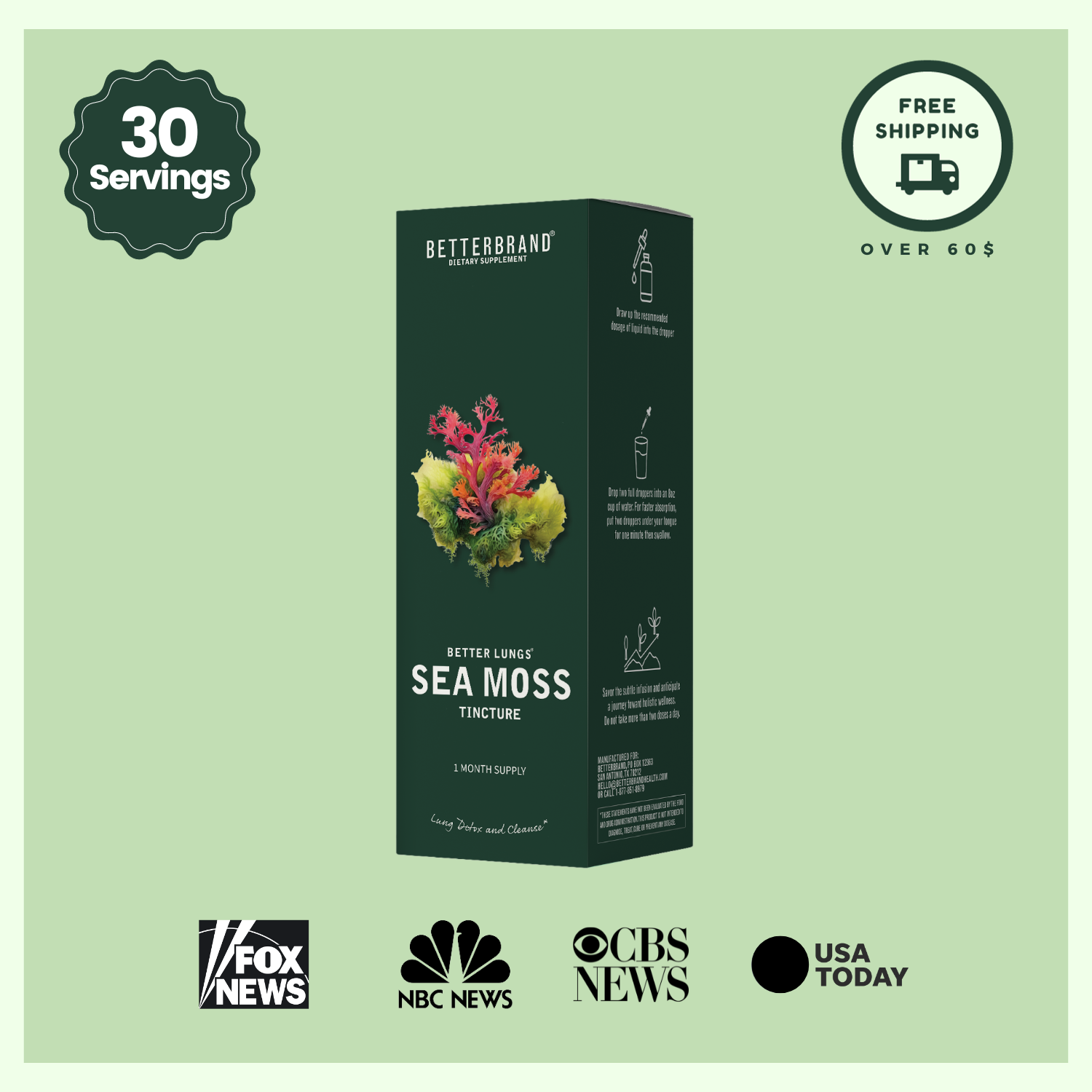 BetterLungs® Sea Moss Tincture