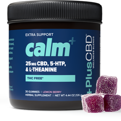 PlusCBD Extra Support Calm+ CBD Gummies 30ct