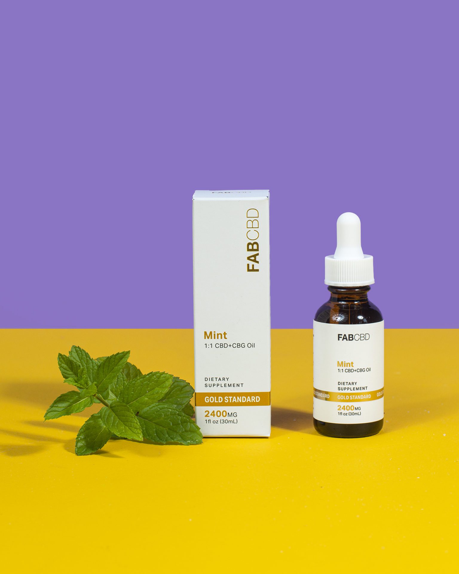 FAB CBD+CBG Oil Mint Flavor Best Price