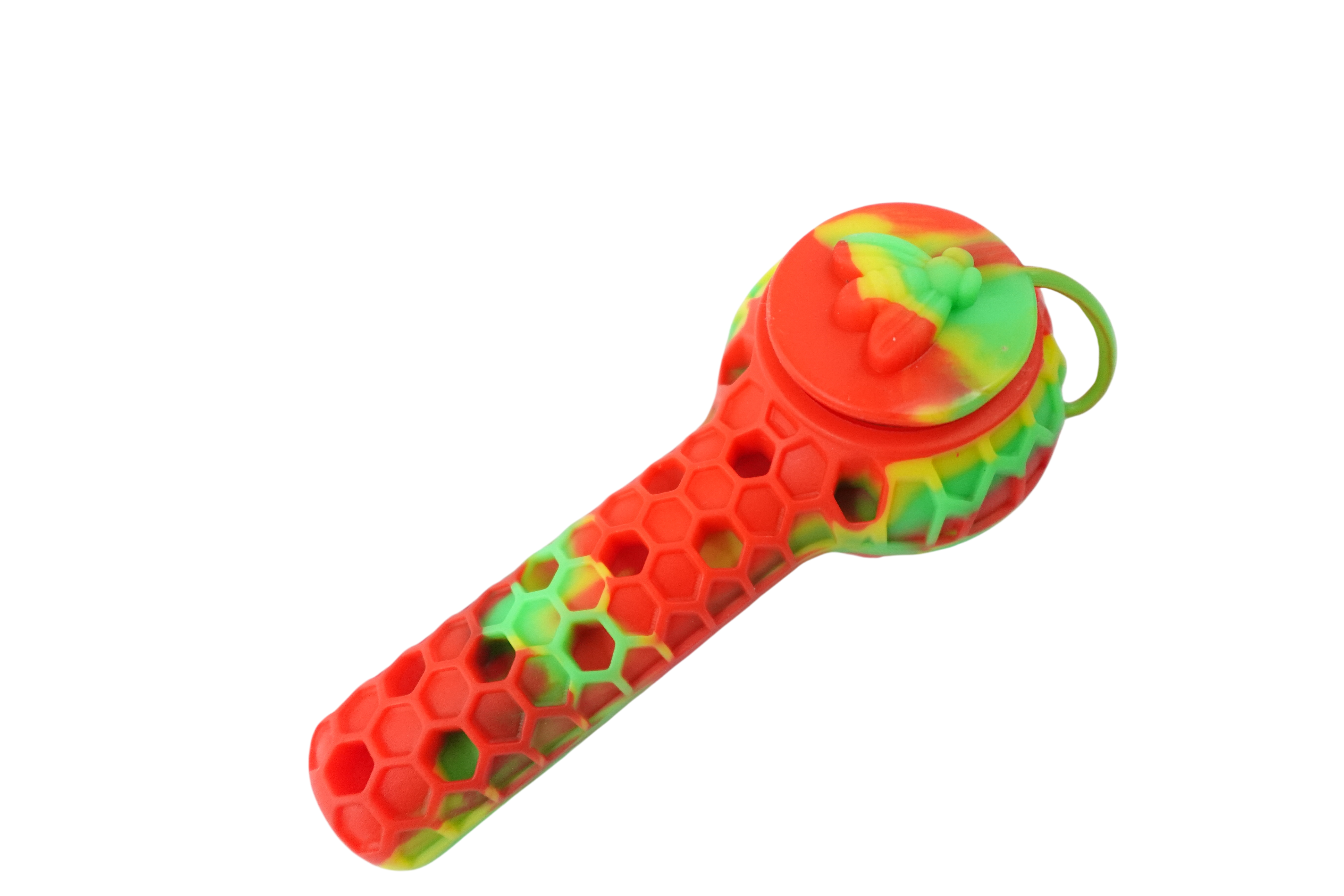 Cloud 8 Silicone 2 in 1 Honey Bee Hand Pipe & Vapor Straw