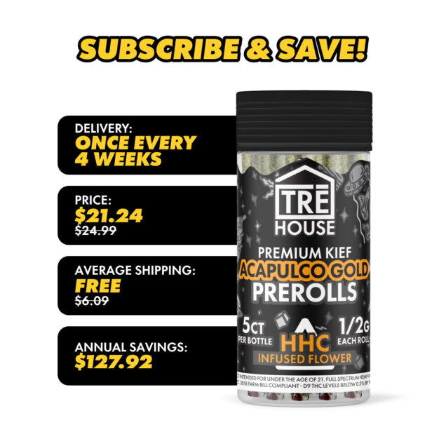 Tre House Acapulco Gold HHC Prerolls