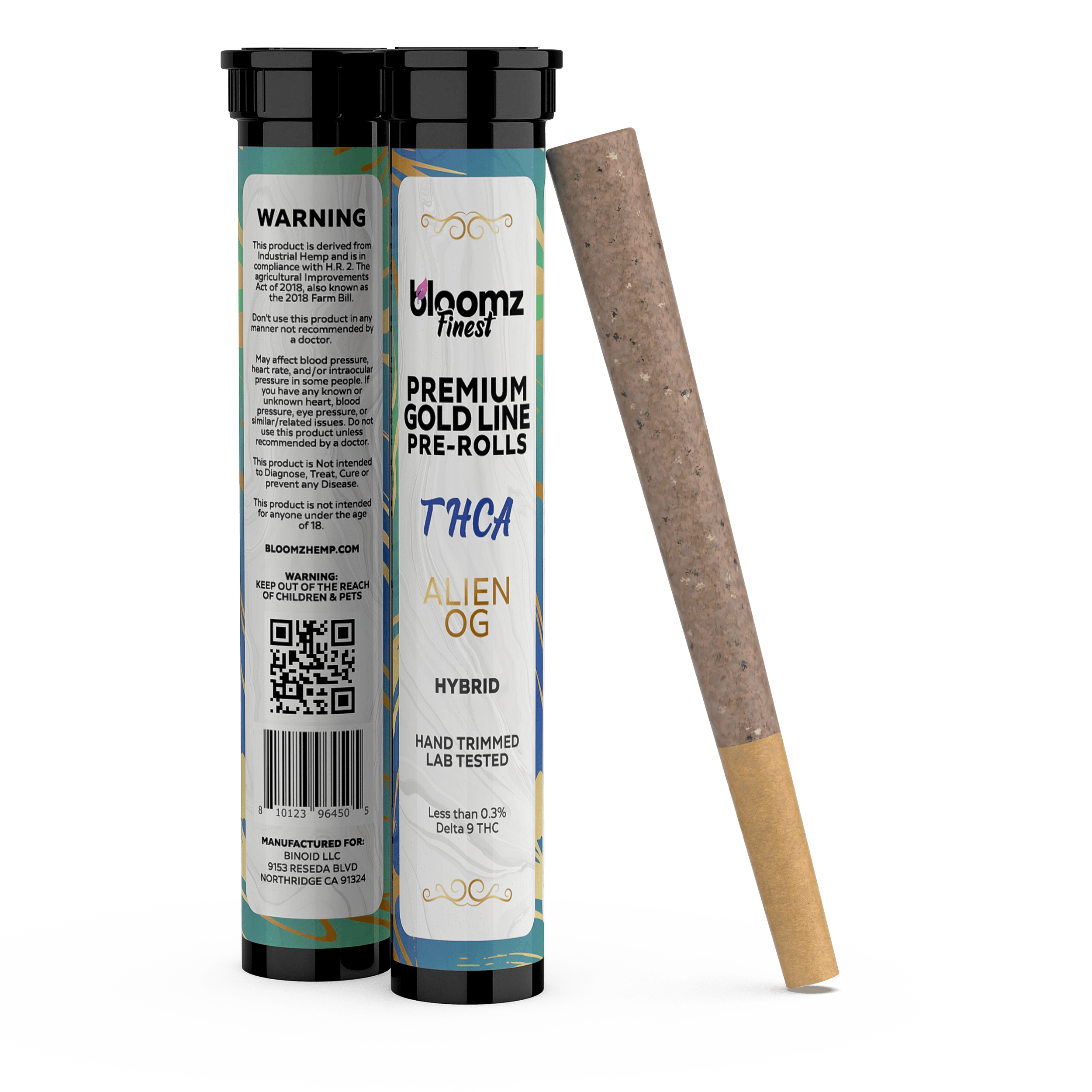 Bloomz Exotic THCA Pre-Rolls Gold Line – 3-Pack/6 Pack Best Price