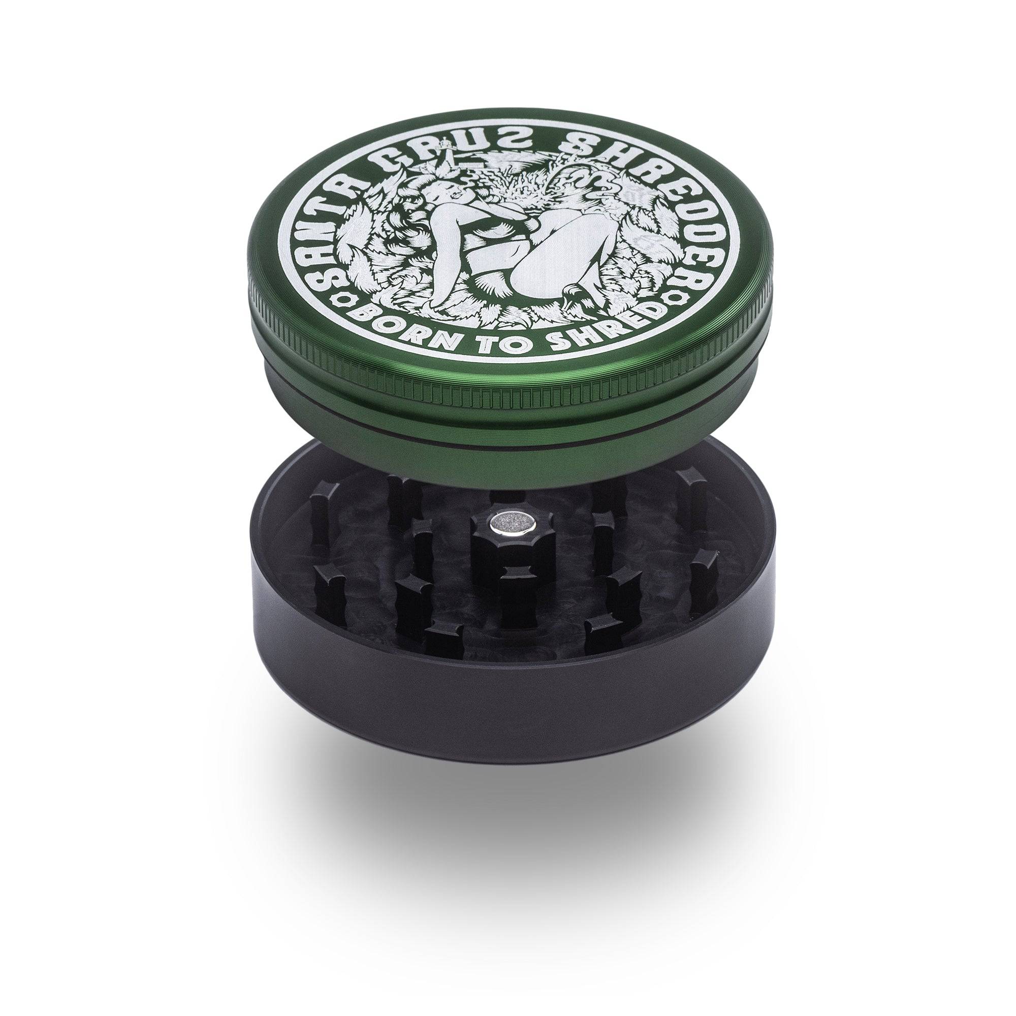 Santa Cruz Shredder Aluminum 2 Piece Large "Pin Up" Grinders Best Price