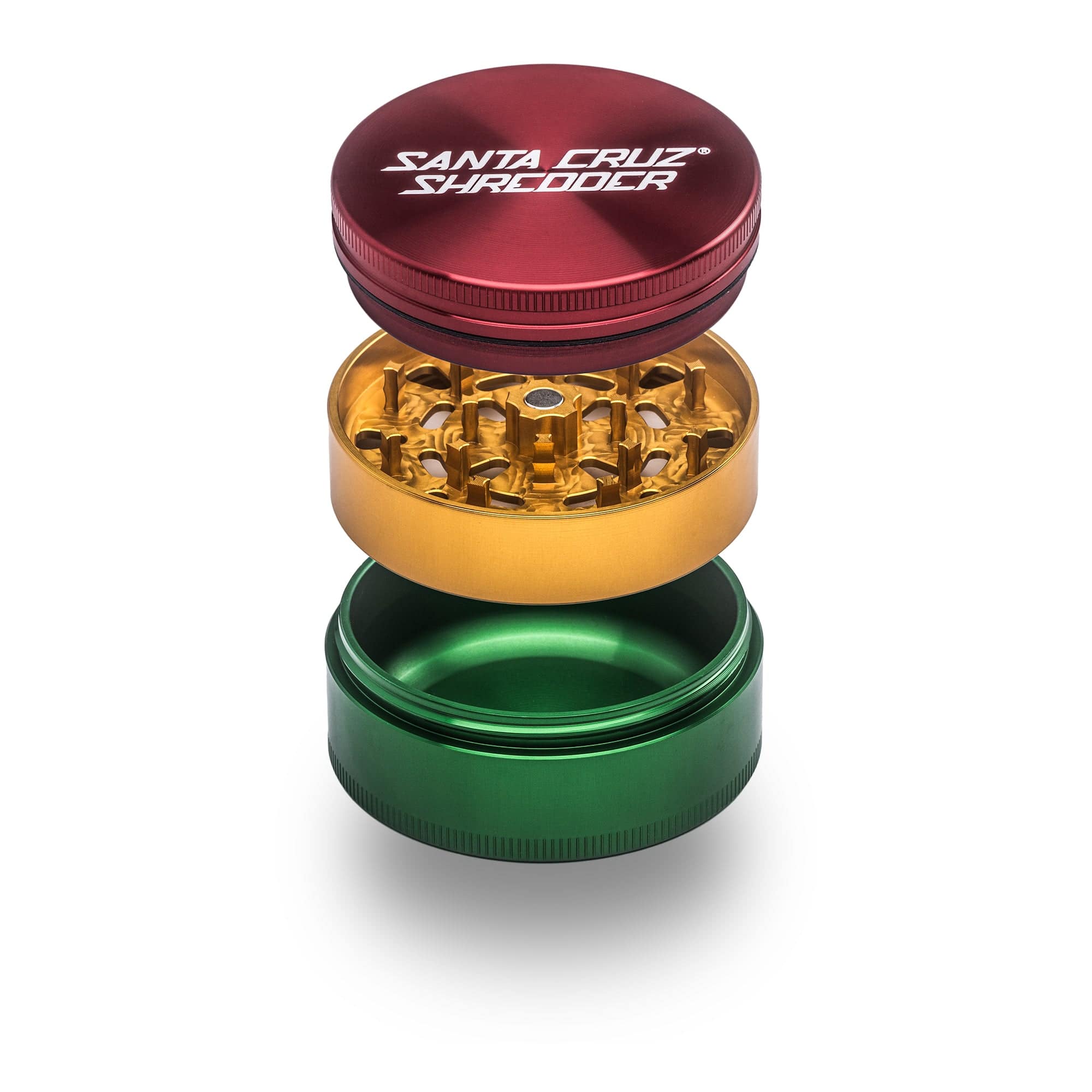 Santa Cruz Shredder Aluminum 3 Piece Large Herb Grinders