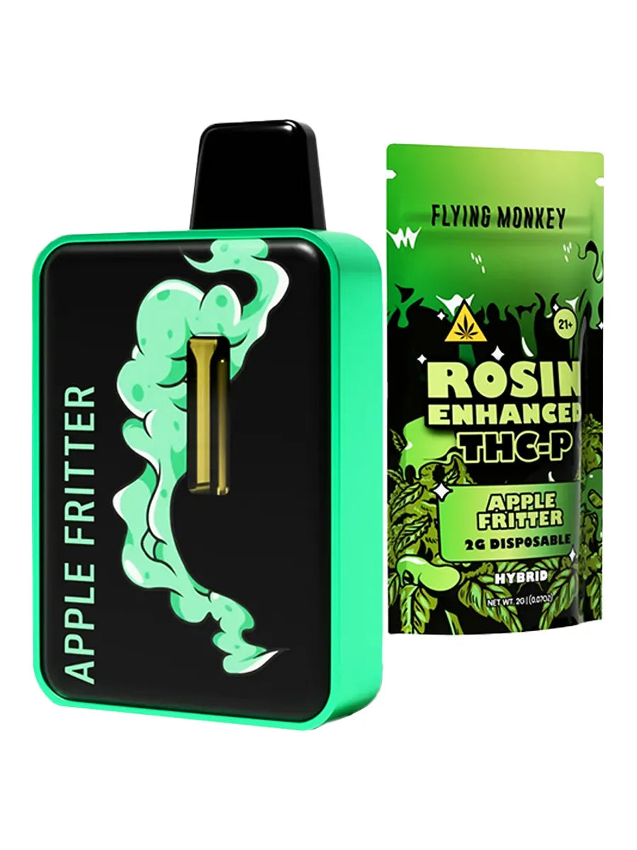 Apple Fritter Flying Monkey Rosin Enhanced THCP Disposable 2G