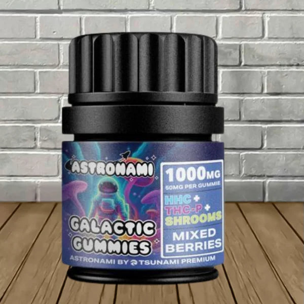 Astronami Mushroom + THCP + HHC Galactic Gummies 1000mg Best Price