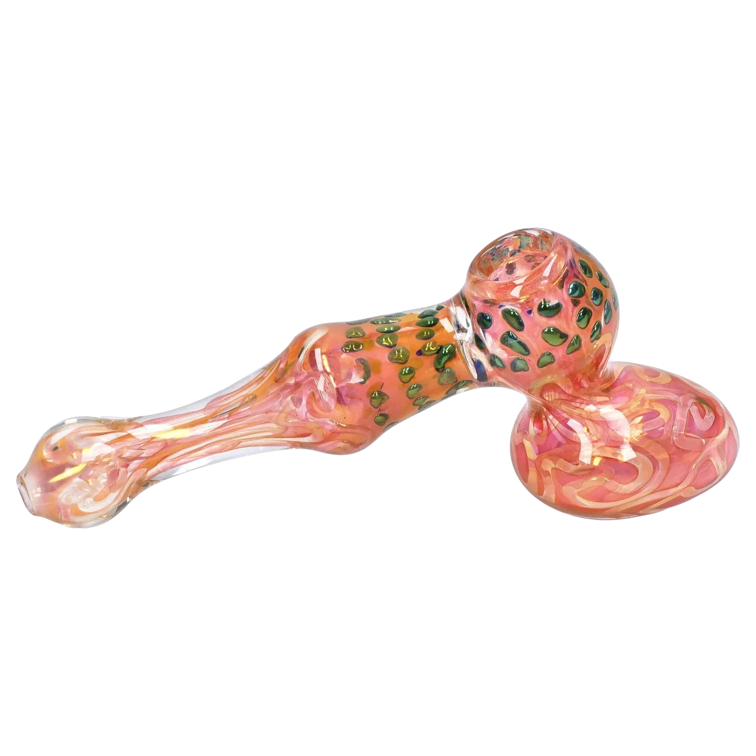 DankStop Gold Fume and Slime Hammer Bubbler - 8 in.