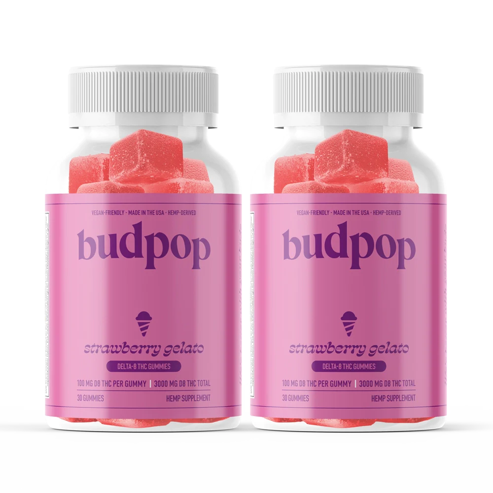 BudPop 100 mg Edible – D8 Extra Strength Formulation