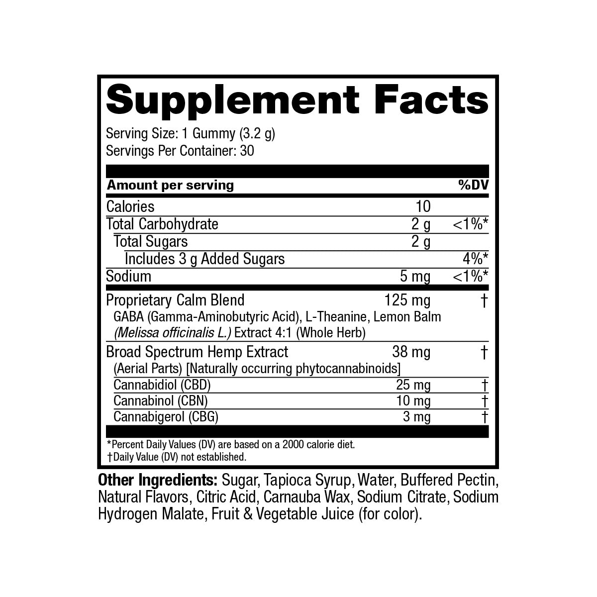 cbdMD Broad Spectrum CBD Calming Gummies