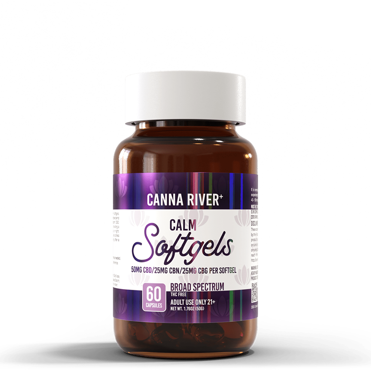 Canna River CBD Calm Softgels
