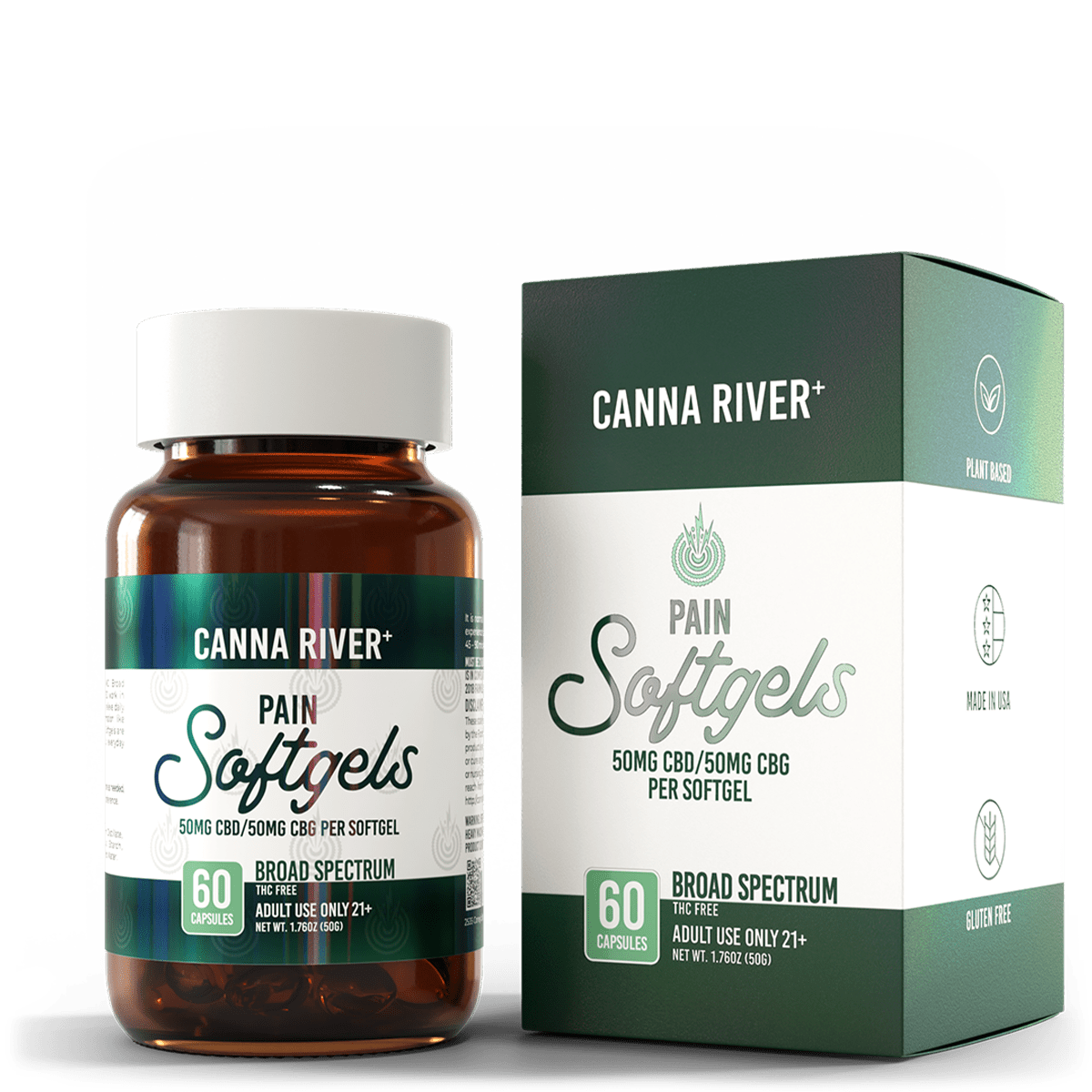 Canna River CBD Pain Softgels